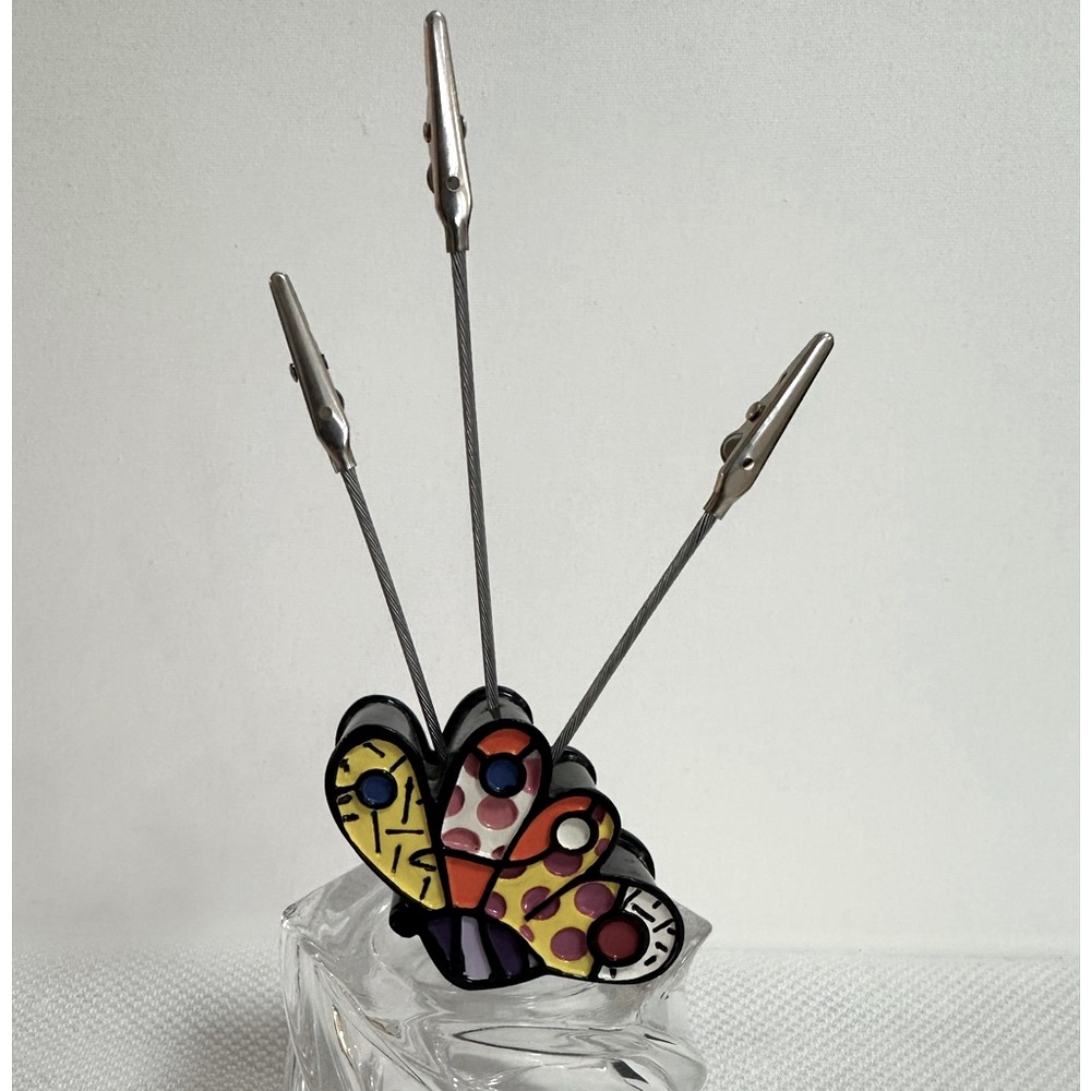VTG🦋Romero Brito Butterfly Card Holder🌠 - Picture 6 of 7